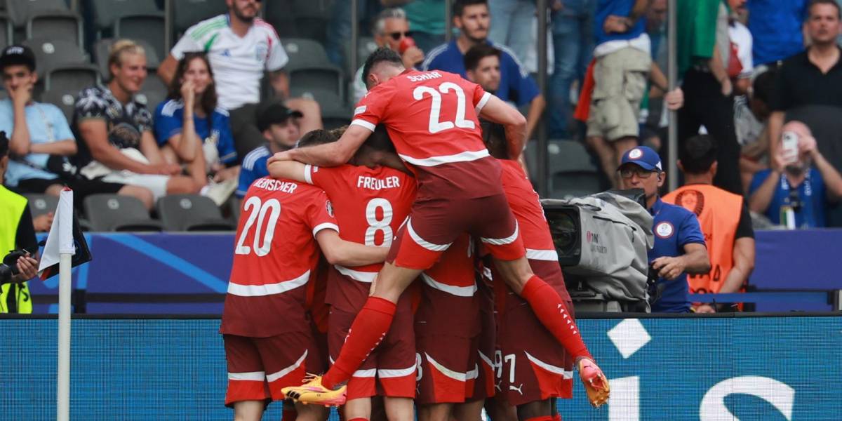 Suiza sorprendió, venció y eliminó a Italia, actual campeón de la Eurocopa