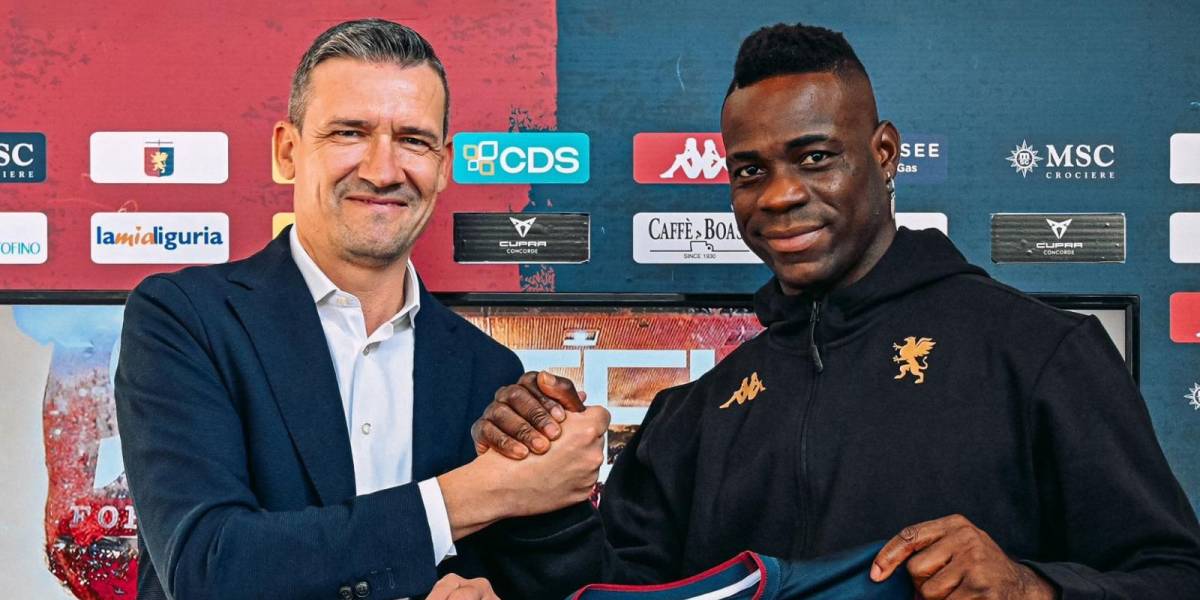 Balotelli, nuevo jugador del Genoa