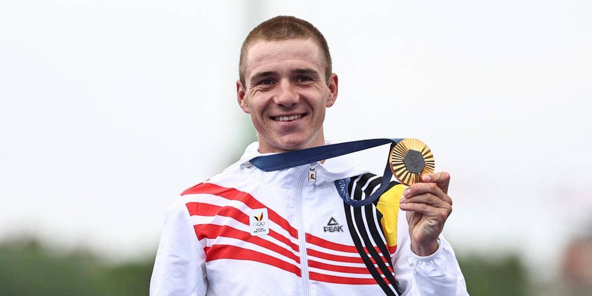 Remco Evenepoel ganó medalla de oro en contrarreloj en los Juegos Olímpicos de París 2024