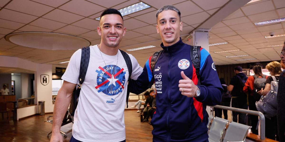 La selección de Paraguay ya viajó a Quito para enfrentar a Ecuador