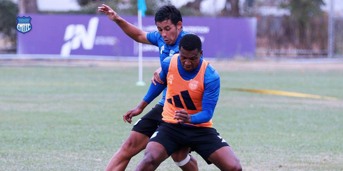 Un jugador de Emelec se descompensó en el entrenamiento