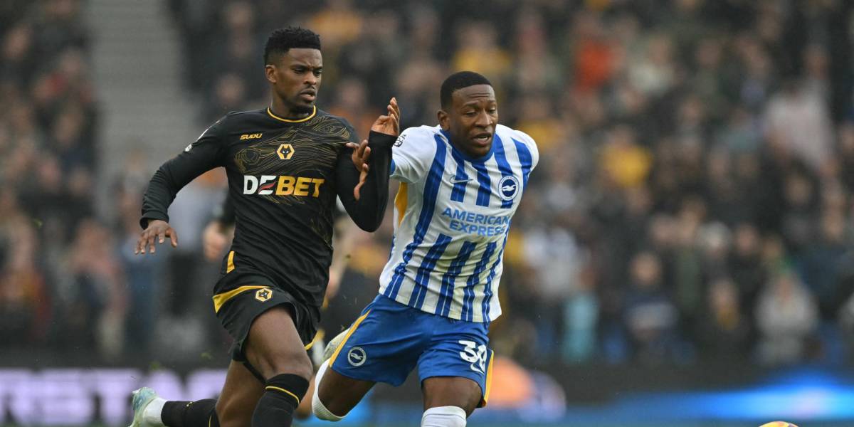 Brighton de Pervis Estupiñán y Wolves firman un agónico empate en la Premier League