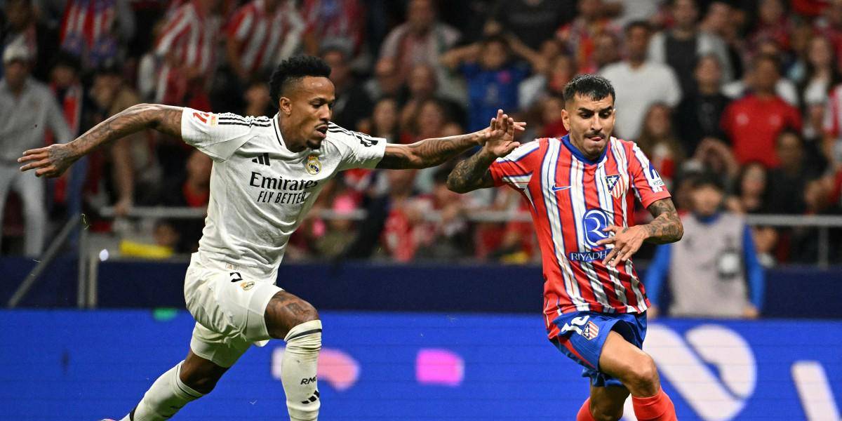 El Atlético de Madrid igualó sobre el final del partido al Real Madrid