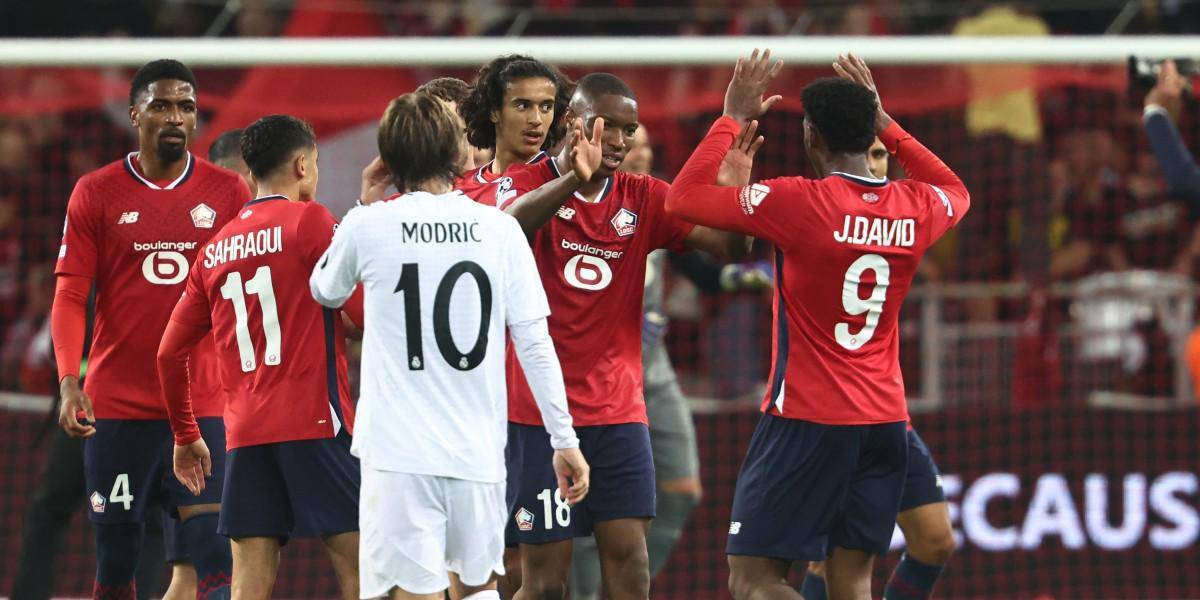 El Real Madrid perdió ante el Lille por la fecha dos de la Champions League