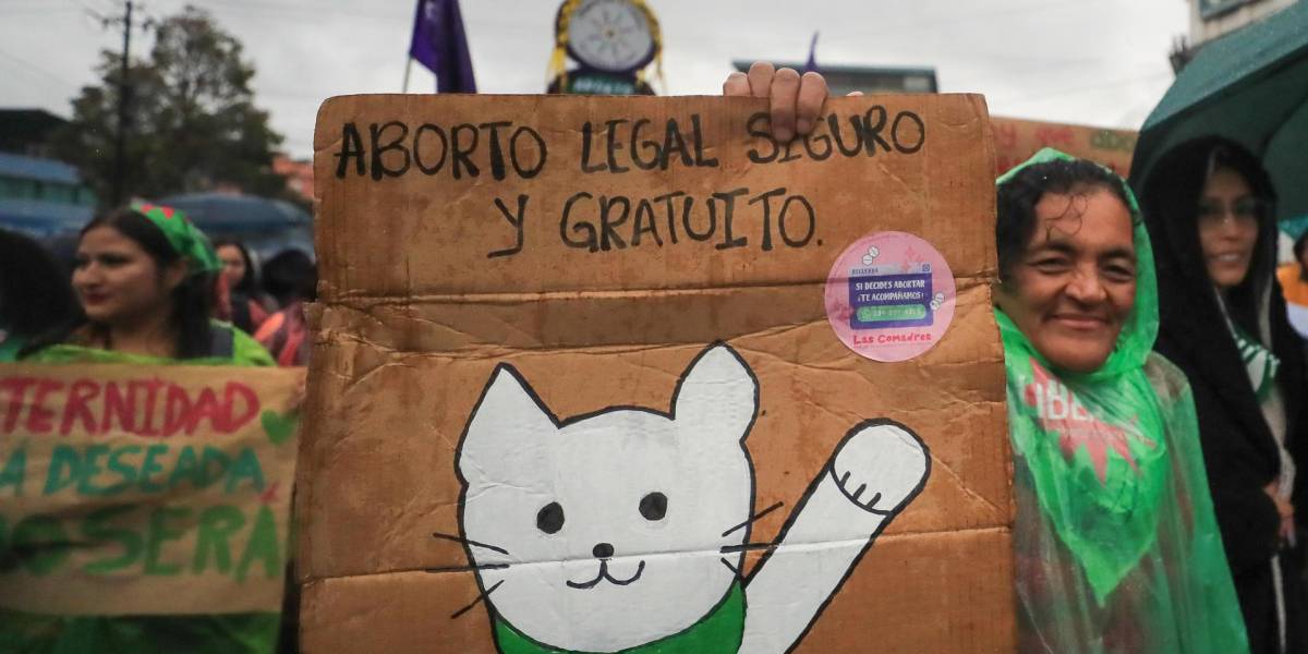 Una marcha exigió la despenalización total del aborto en Ecuador