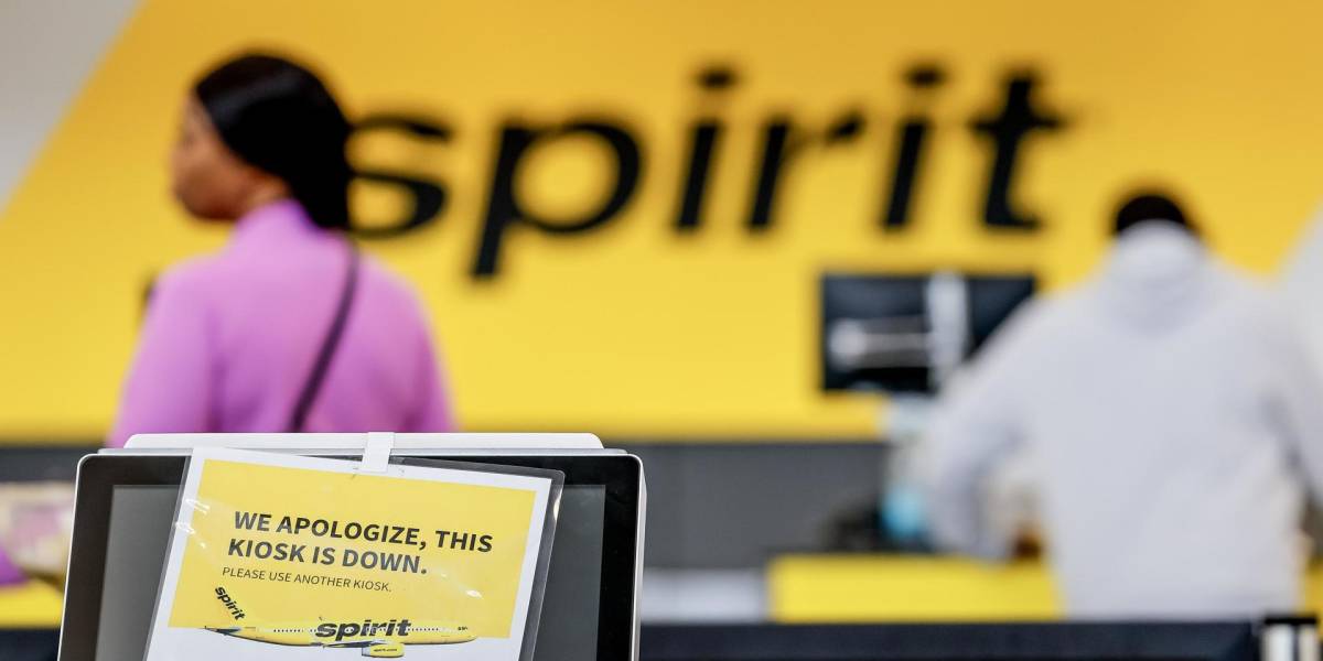 La aerolínea estadounidense Spirit Airlines se declara en quiebra