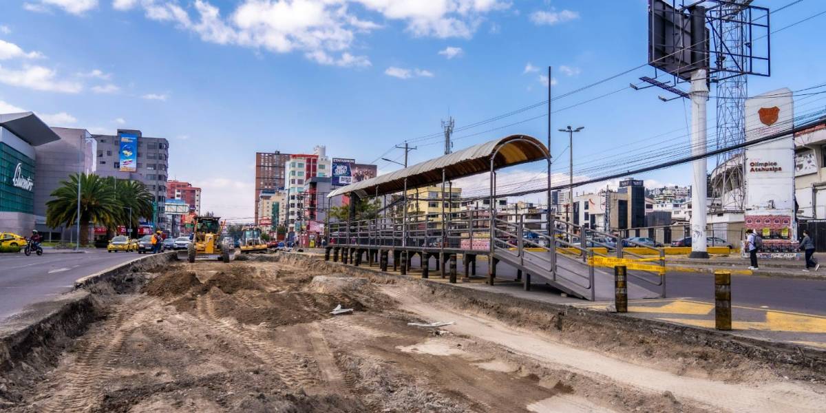 La parada de las Naciones Unidas se cerrará por los trabajos en el carril de la Ecovía