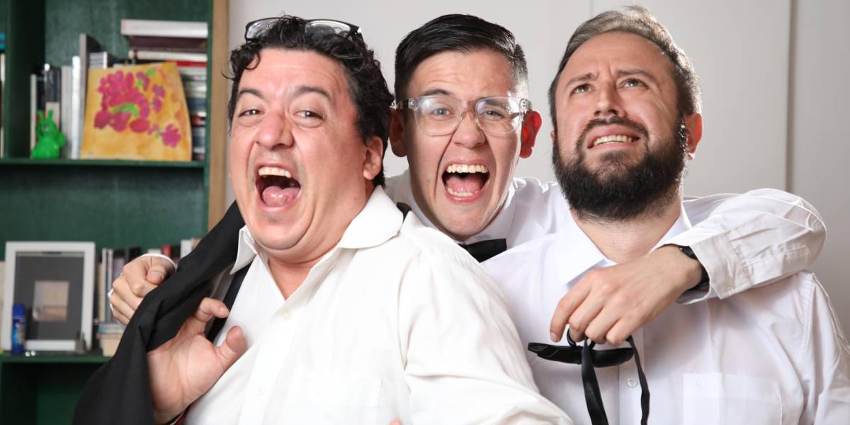 Un show de Impresentables en el Teatro Sucre con Ave Jaramillo, Iván Ulchur y Francisco Miñaca