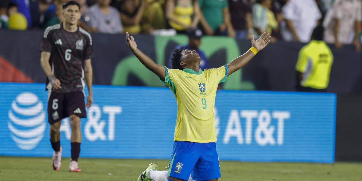 México, rival de Ecuador en la Copa América, perdió ante Brasil en un amistoso