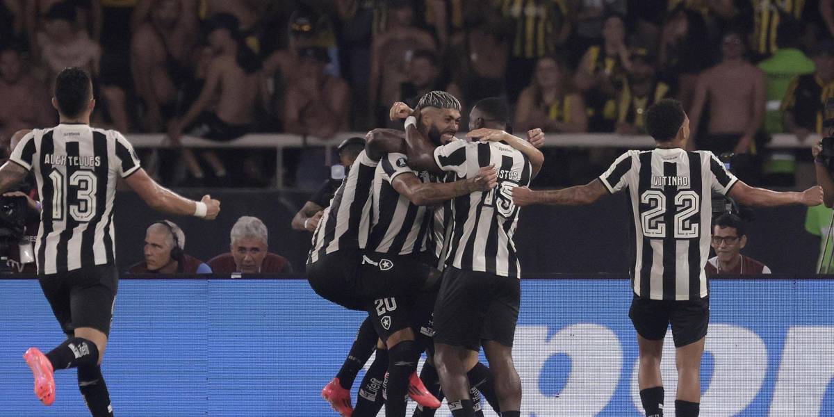 Botafogo destrozó a Peñarol, en la semifinal de la Copa Libertadores