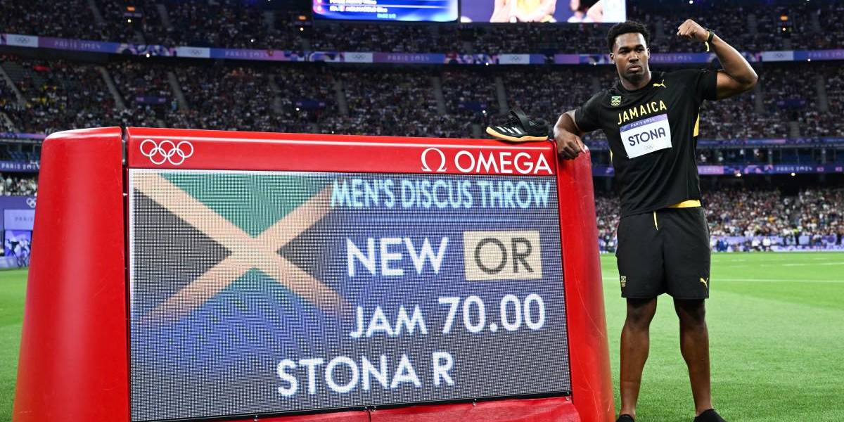 Jamaica logra su primer oro en atletismo de París 2024 con Stona en disco