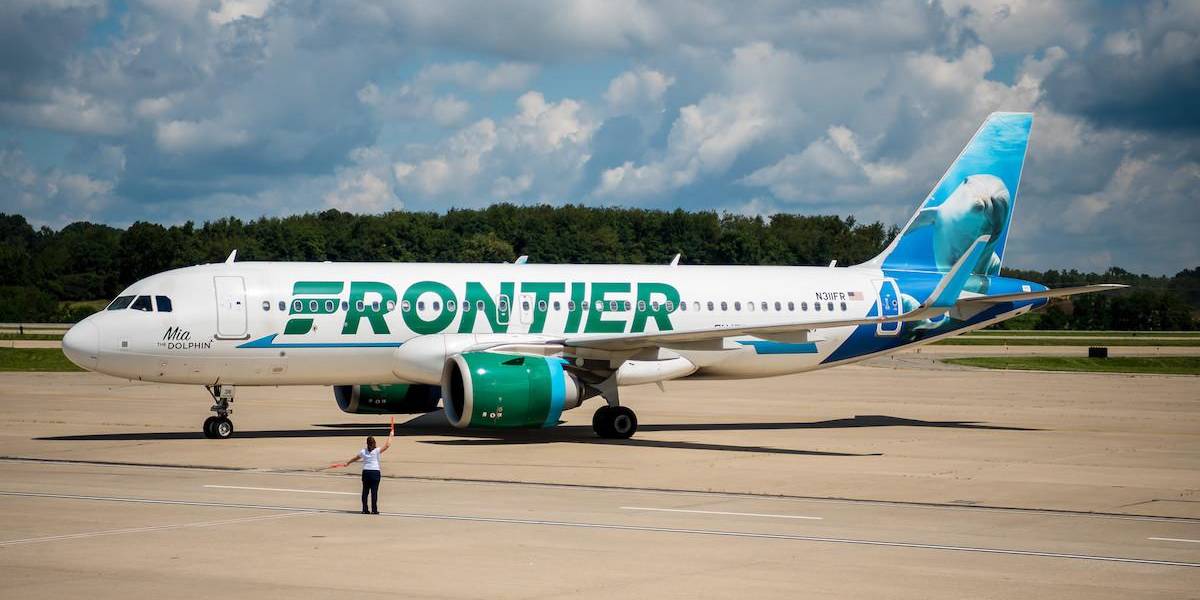 Video | Un avión de Frontier Airlines se incendió durante e aterrizaje en Estados Unidos