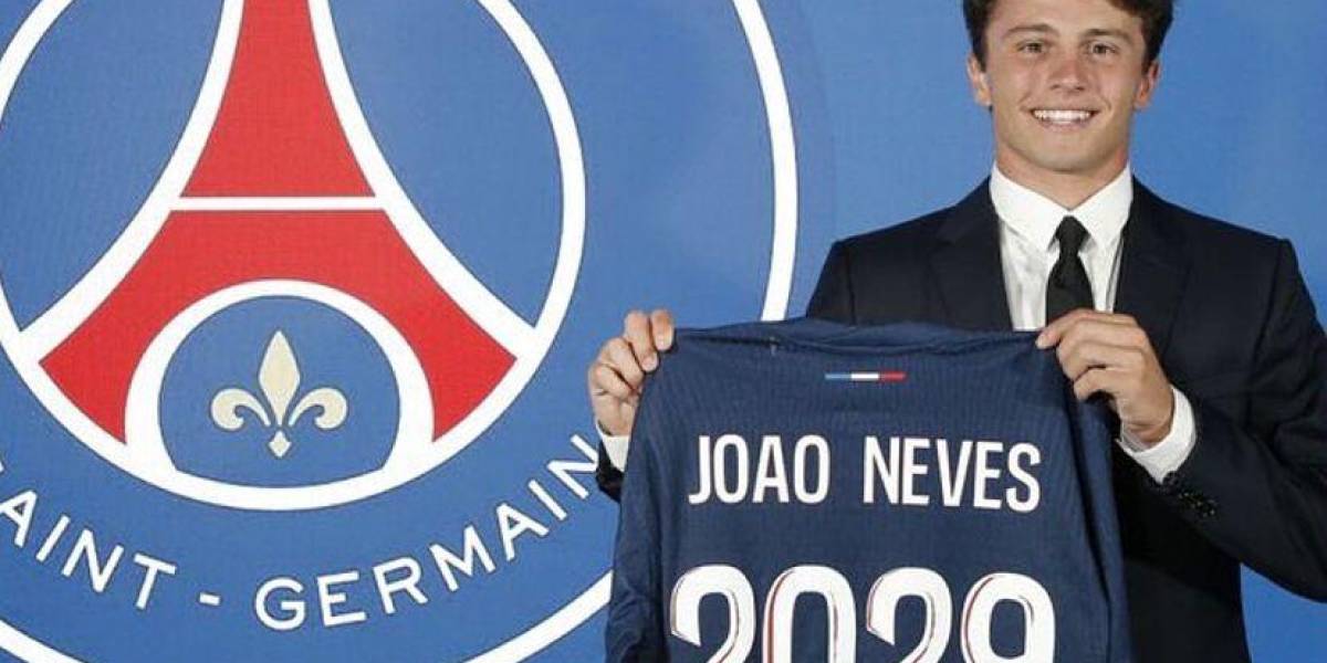 El PSG ficha hasta al joven portugués Joao Neves, previo al anuncio de Willian Pacho