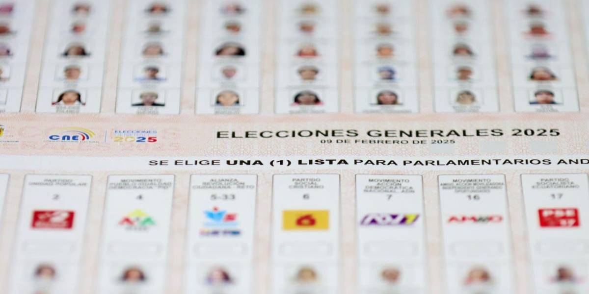 Elecciones Ecuador 2025 | La impresión de papeletas de asambleístas y parlamentarios andinos empezó el 25 de noviembre