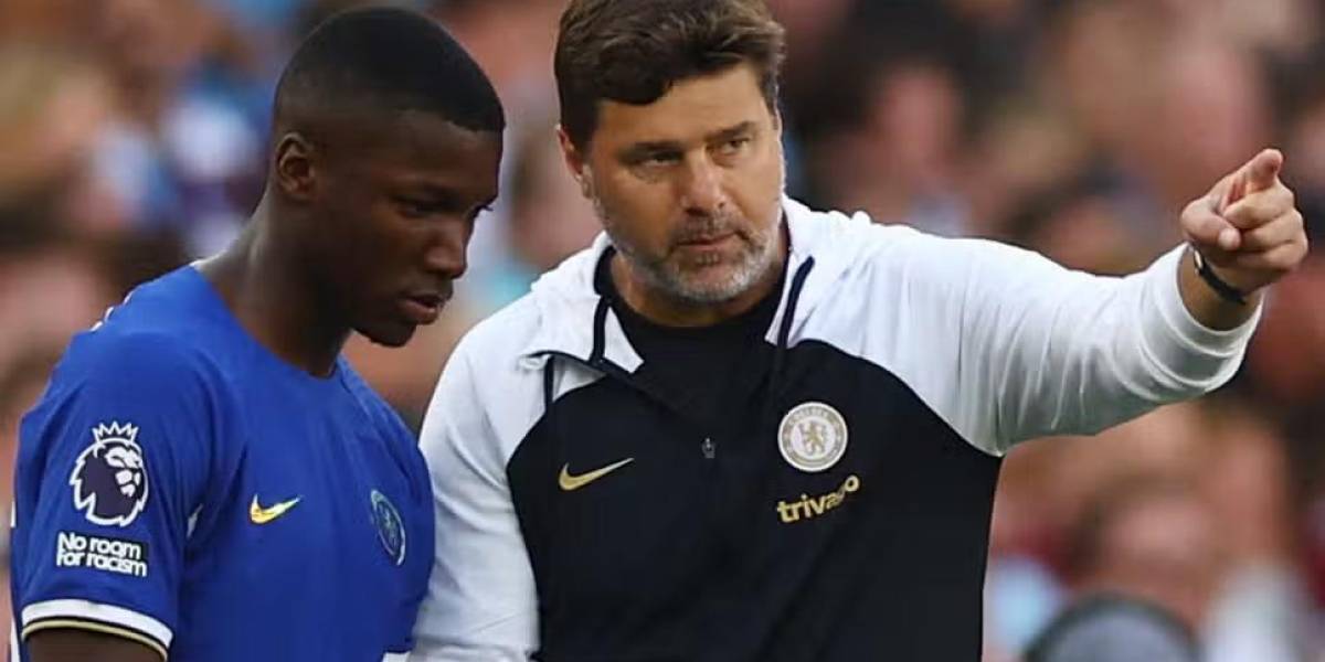 Pochettino y el debut de Moisés Caicedo en el Chelsea: Él estará decepcionado al igual que todos, pero tenemos que seguir