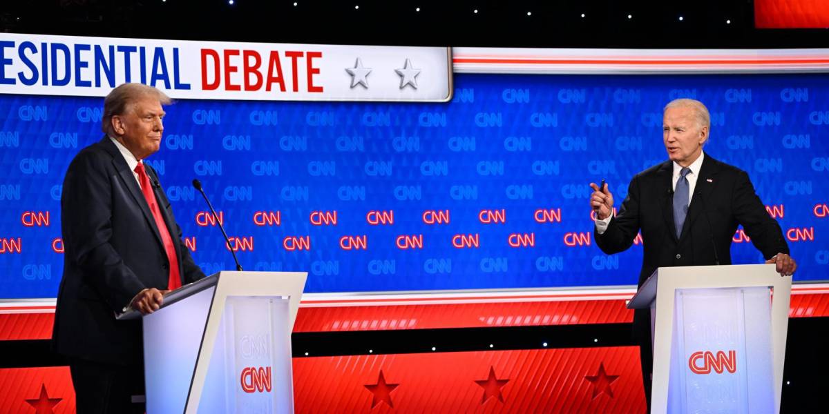 Un Biden indeciso y confundido fue incapaz de responder a Trump en el primer debate de las presidenciales 2024