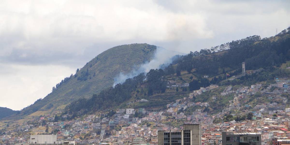 Quito: incendios forestales en Nayón, El Panecillo y la Cima de la Libertad fueron controlados