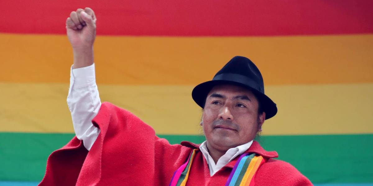 Ecuador: La Conaie oficializa a Leonidas Iza como su candidato presidencial
