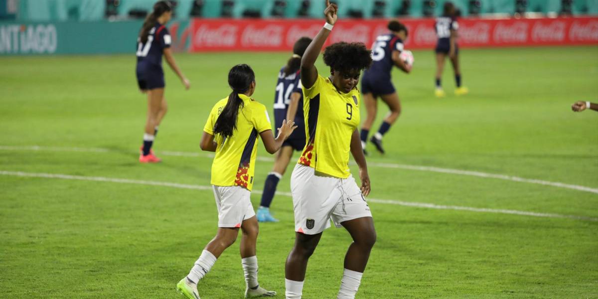 Ecuador, con un doblete de Valverde, derrotó a República Dominicana en el Mundial Femenino Sub 17