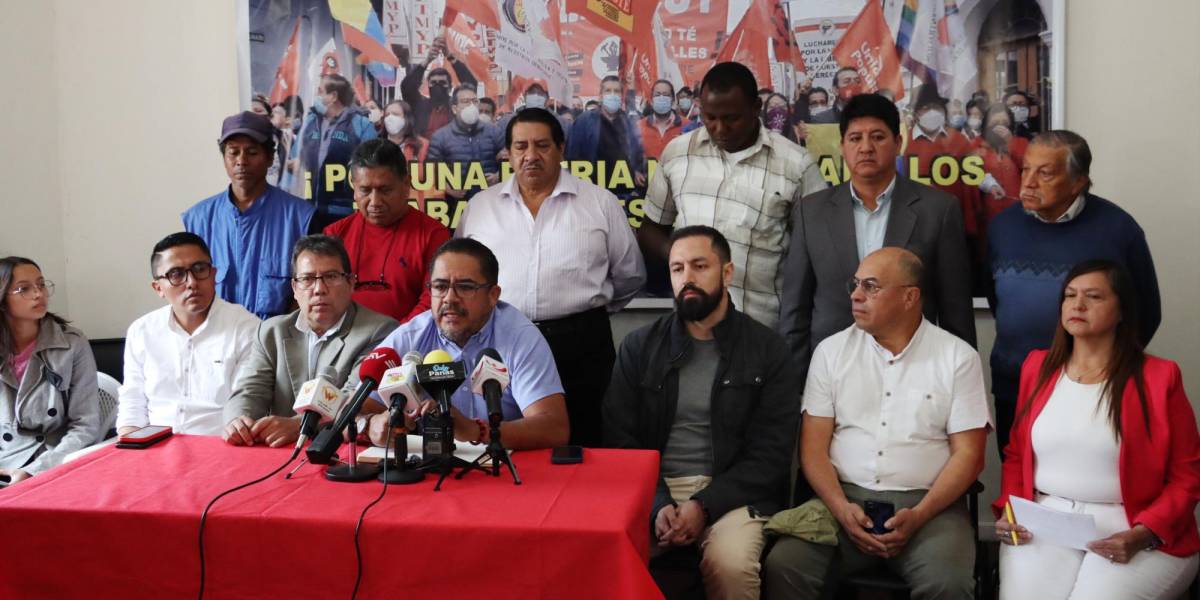 El FUT y movimientos sociales convocan protestas en contra de Daniel Noboa