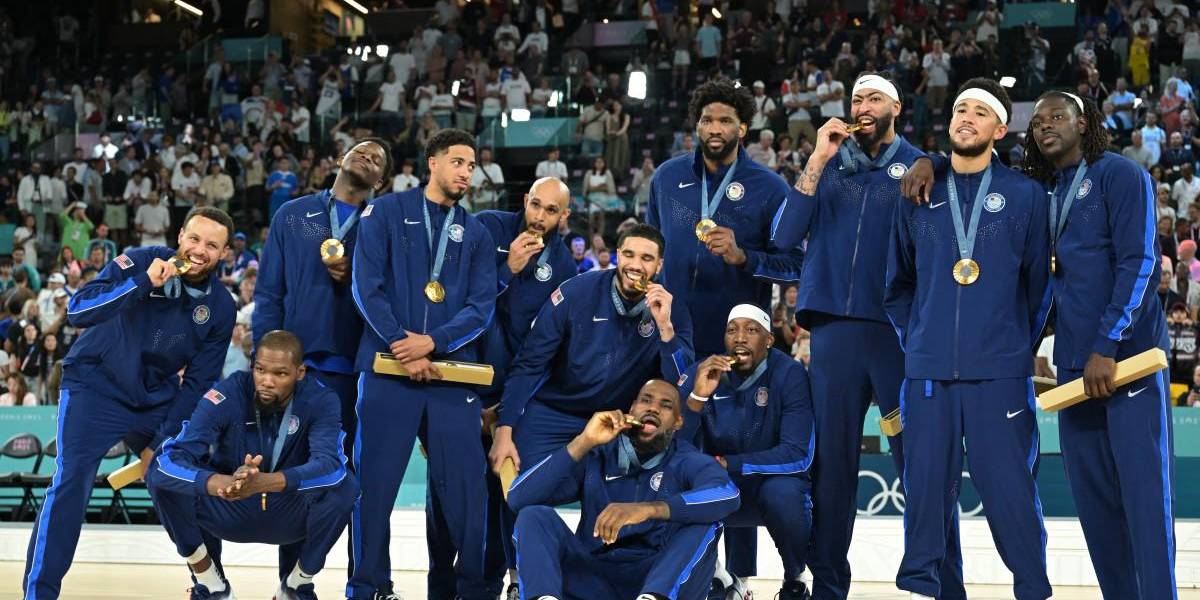 Juegos Olímpicos de París 2024: Estados Unidos, en baloncesto, consigue su quinta medalla de oro consecutiva