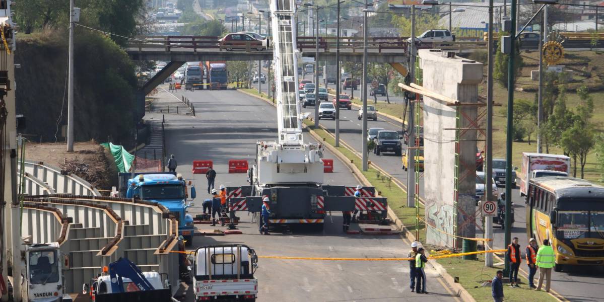 Siniestro de futbolistas: la señalización de las obras en la Autopista Rumiñahui abre la polémica