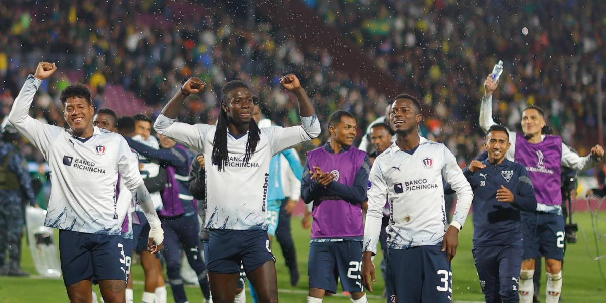 Copa Sudamericana: así celebraron los jugadores de Liga de Quito su paso a la final