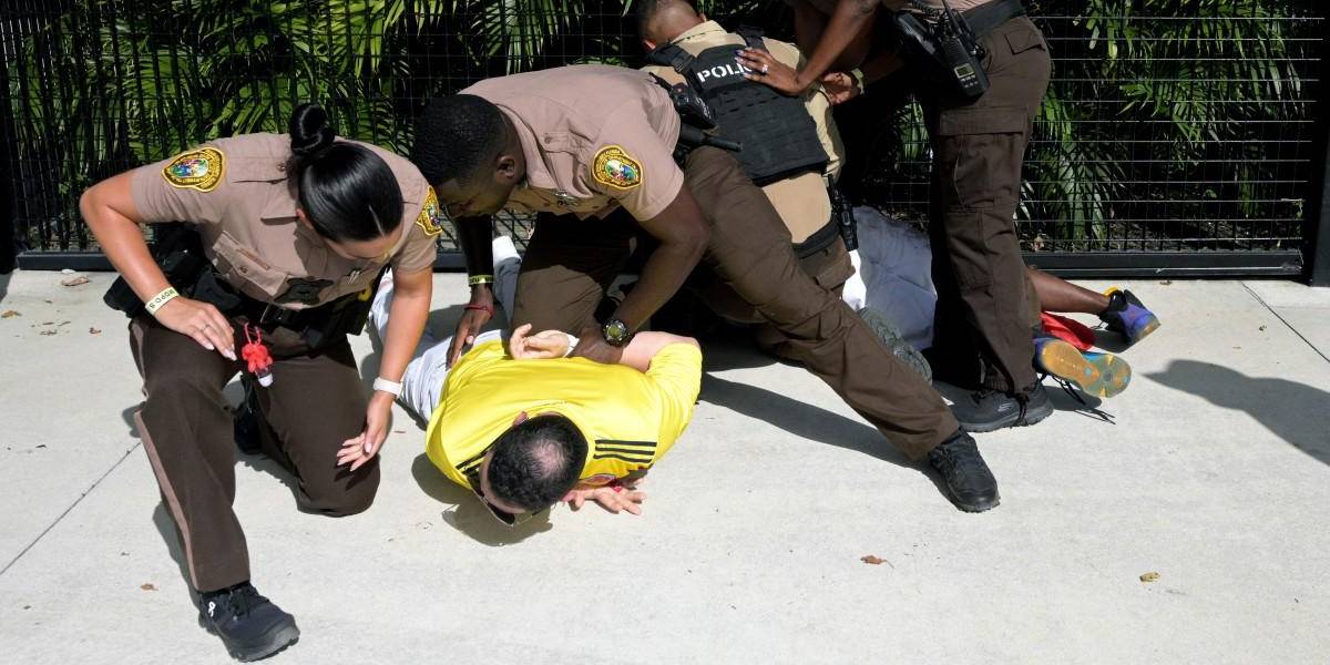 Policía de Estados Unidos detiene a hincha colombiano en la final de la Copa América