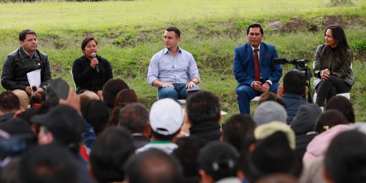 Daniel Noboa asegura que su Gobierno pelea una guerra contra la indiferencia, la delincuencia y la corrupción