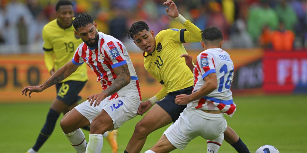 Ecuador no pudo romper el cerrojo de Paraguay en Quito y empataron 0-0