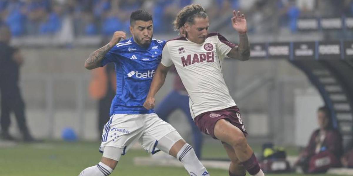 Cruzeiro y Lanús igualaron 1-1 en la semifinal de ida de la Copa Sudamericana