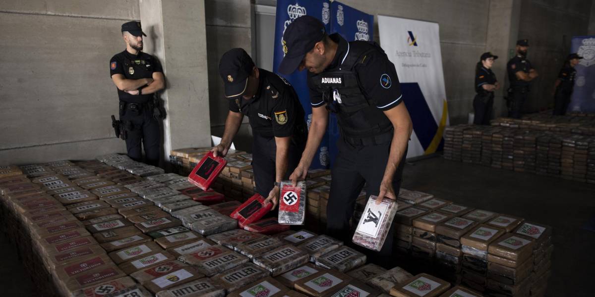 La policía de España decomisa 13 toneladas de cocaína que partieron de Ecuador