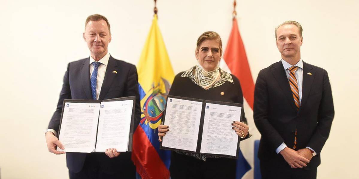 Ecuador y Países Bajos suscriben un convenio para combatir el crimen trasnacional