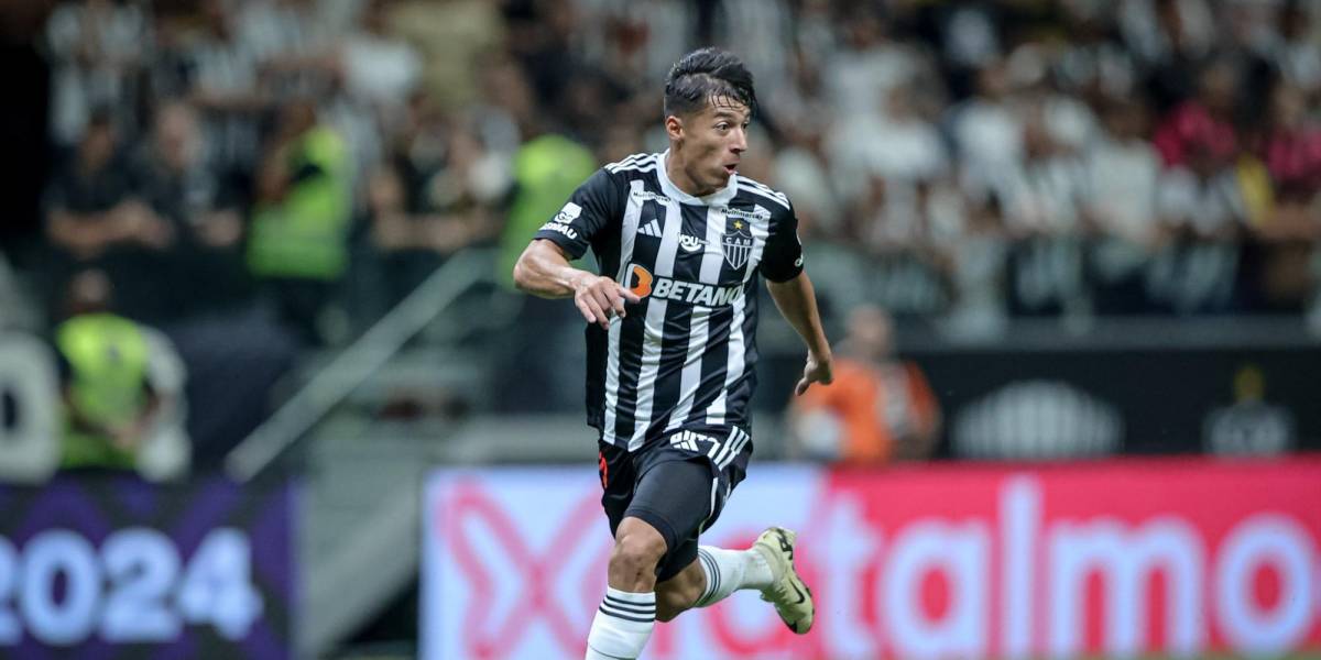 Alan Franco, después de ser la figura de Ecuador, jugó con el Atlético Mineiro y eliminó al São Paulo de la Copa de Brasil