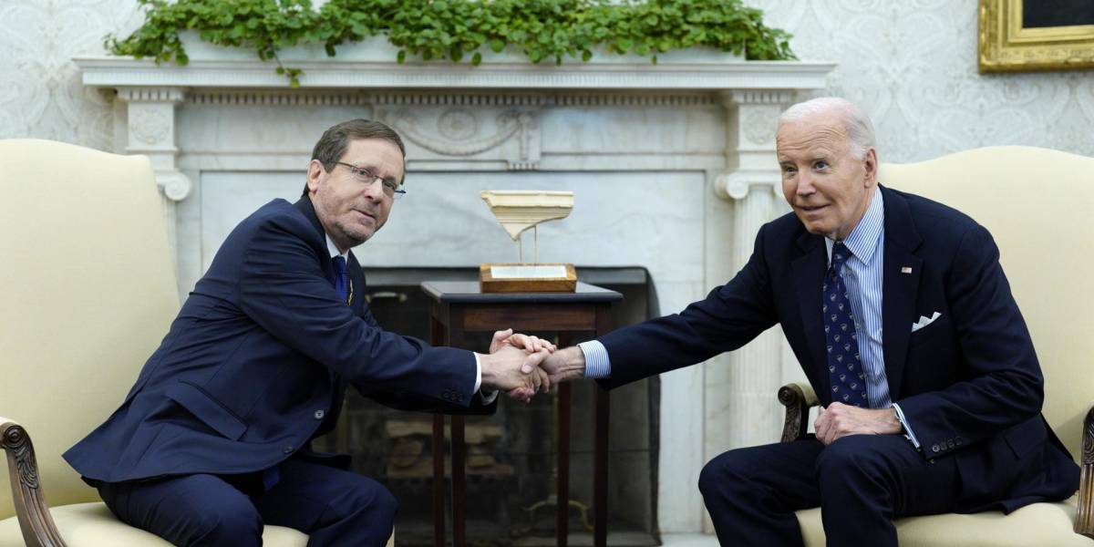 Biden se reúne con Herzog para lograr tregua en Gaza antes de la llegada de Trump