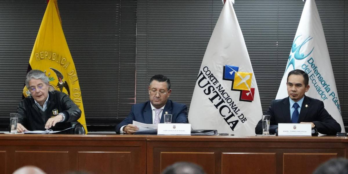 Quito: la mesa interinstitucional sobre seguridad se realiza en la Corte Nacional de Justicia