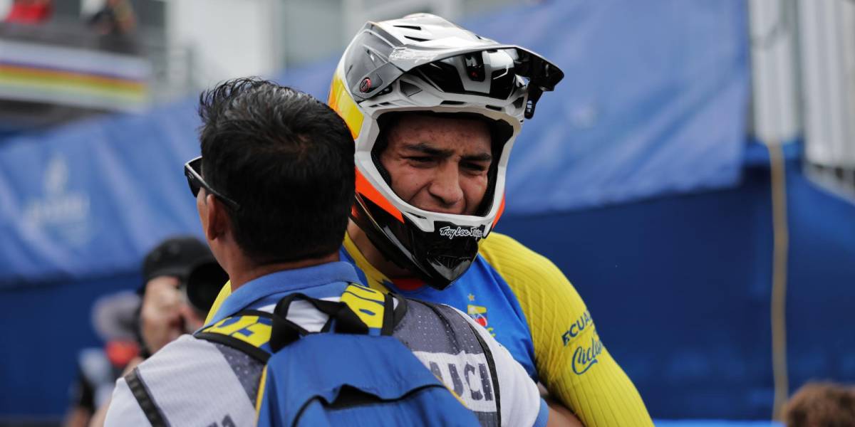 El ciclista ecuatoriano Pedro Benalcázar ganó medalla de oro el Mundial de BMX Sub 23