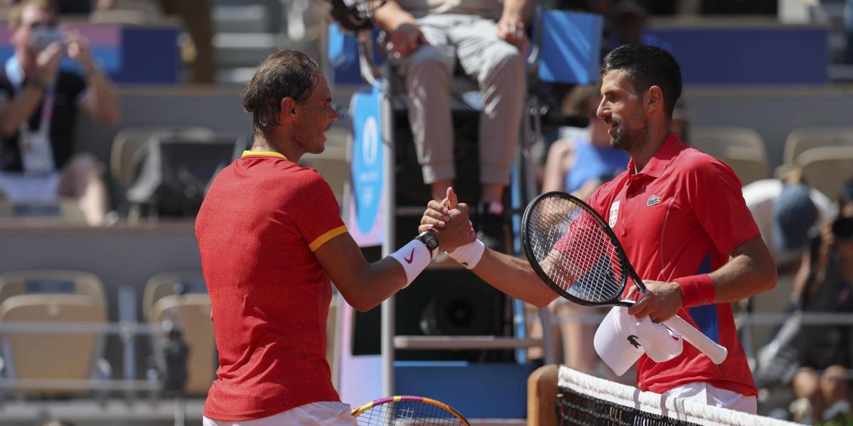 Novak Djokovic elimina a Rafael Nadal en singles en los Juegos Olímpicos de París 2024