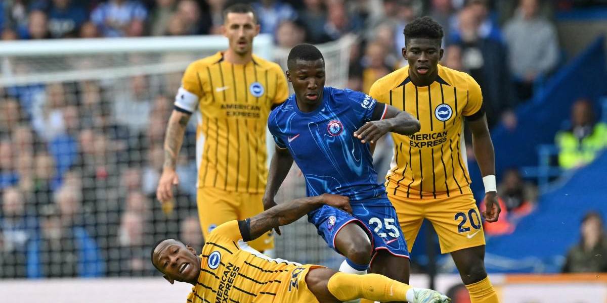 ¡Moisés Caicedo le ganó el duelo a Estupiñán! Chelsea derrotó al Brighton por la Premier League