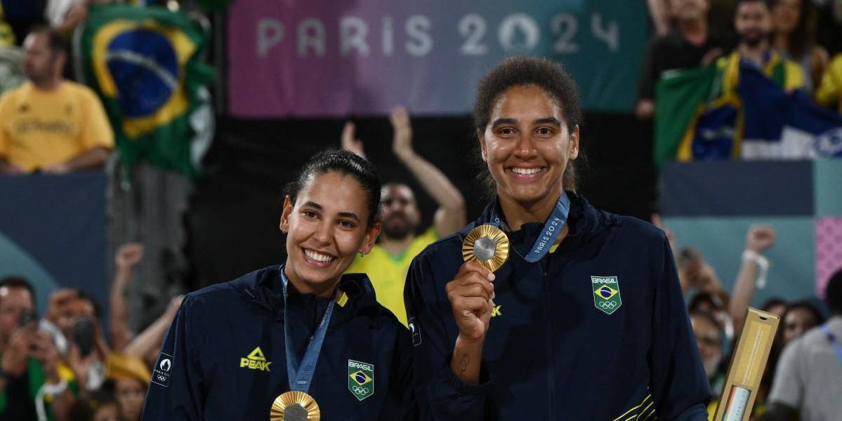 Las brasileñas Ana Patrícia y Duda ganan el oro en vóley de playa en París 2024