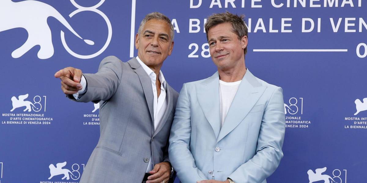 Brad Pitt y George Clooney conquistan el Festival de Venecia con su bromance y el estreno de su película