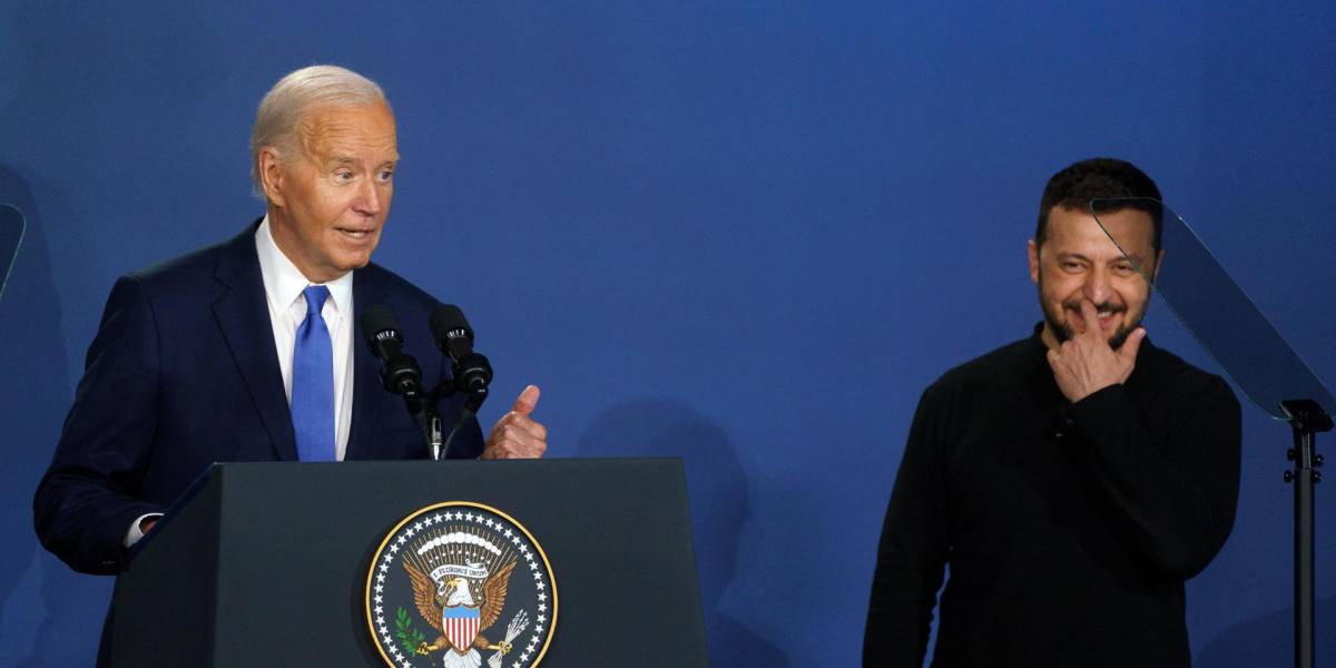 Joe Biden tiene otro lapsus y presenta a Zelenski como, presidente Putin, en cumbre de la OTAN