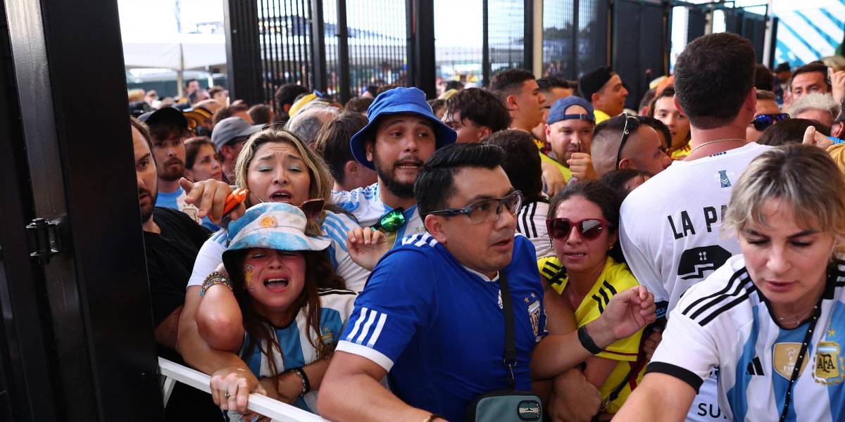 Así fueron los incidentes de los hinchas previo a la final de la Copa América entre Argentina y Colombia
