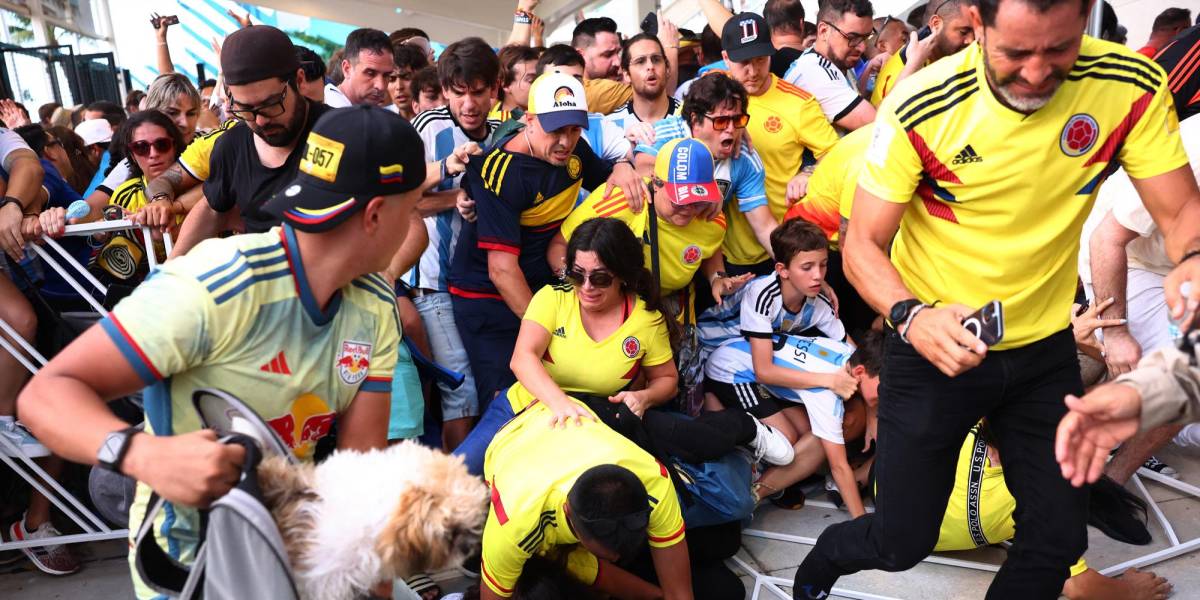 INCIDENTES EN MIAMI | Hinchas entran al estadio de la final en medio del caos