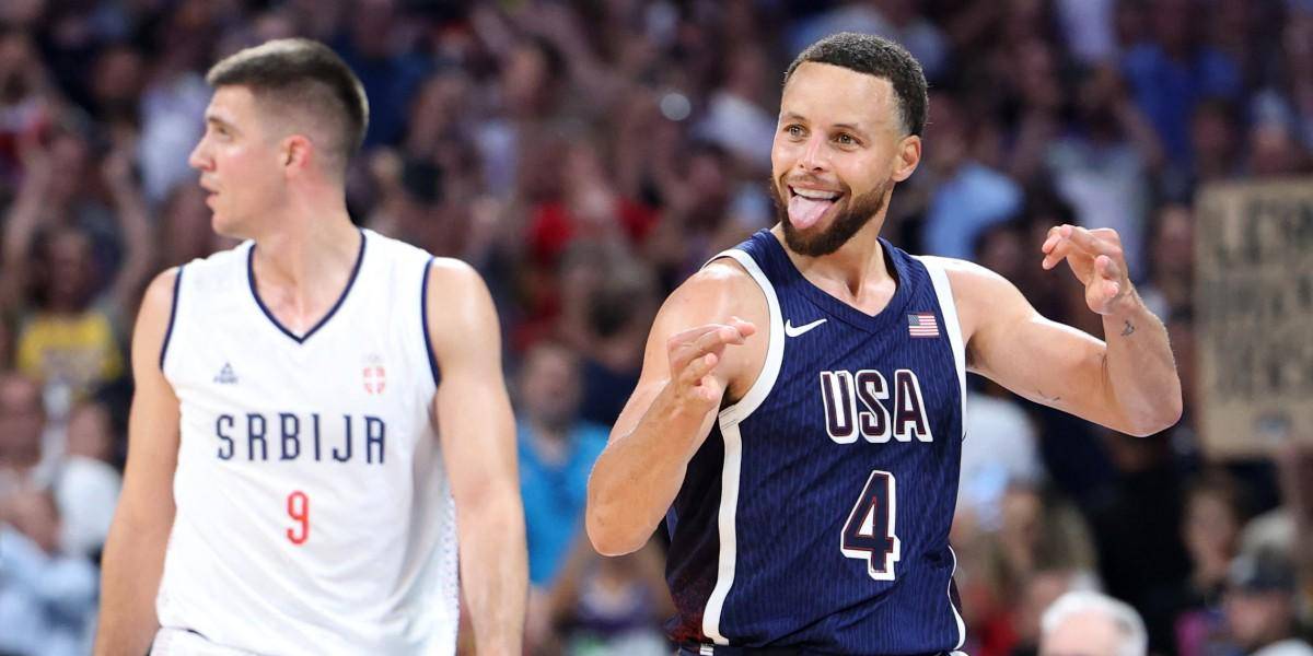 Estados Unidos, con todas sus estrellas de la NBA, derrotó a Serbia en los Juegos Olímpicos de París 2024