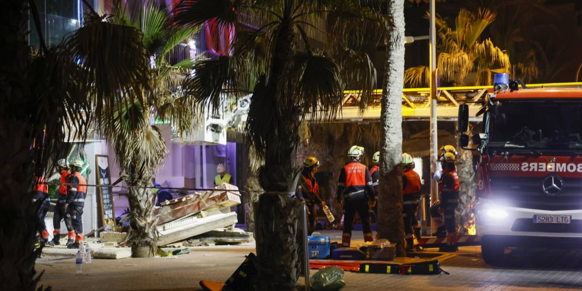 Heridos y fallecidos en un derrumbe de un edificio en España
