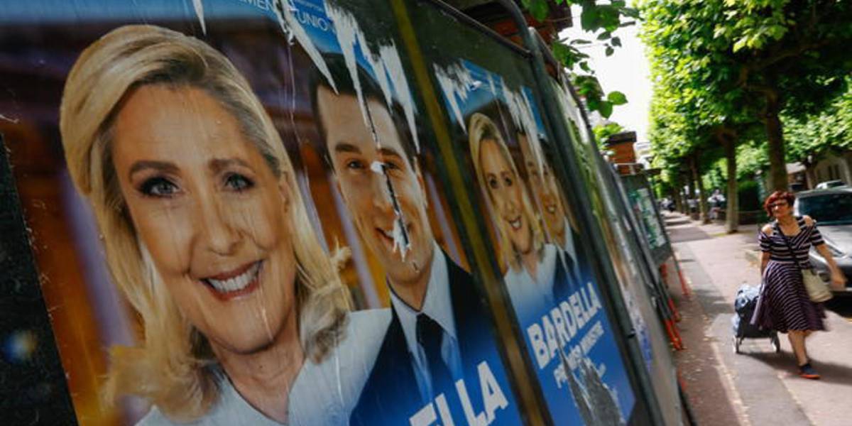 Francia: extrema derecha gana en la primera vuelta de las legislativas