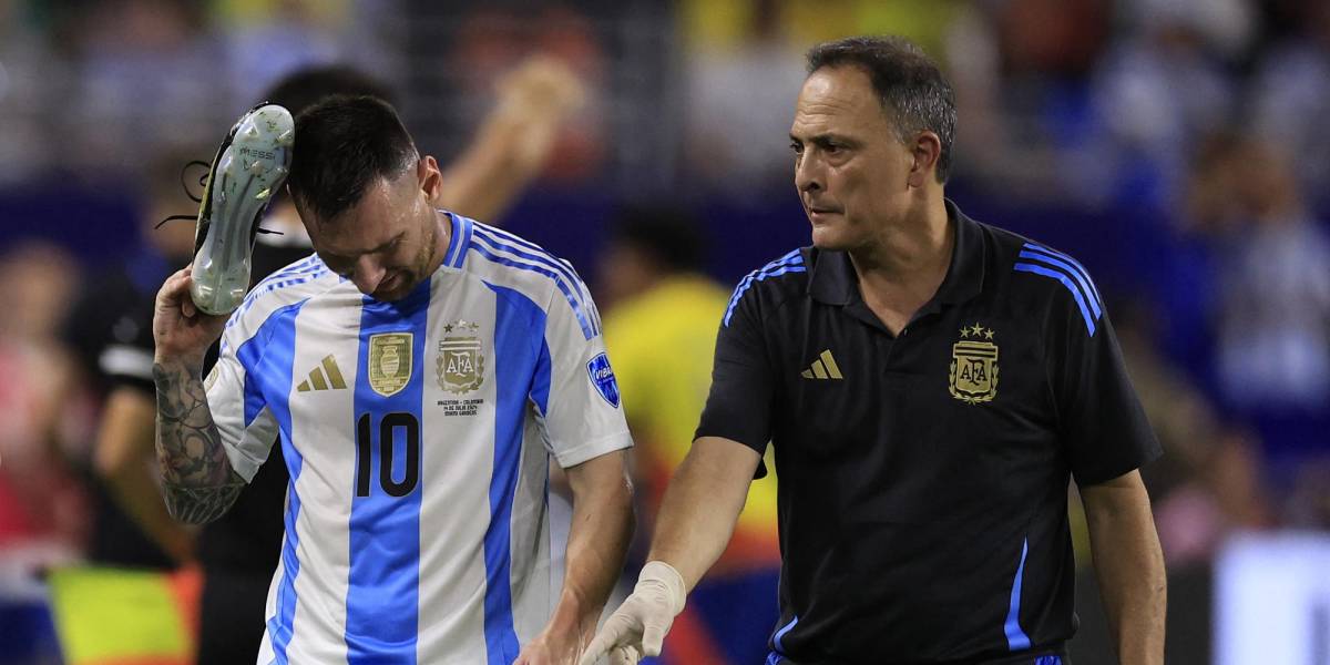El llanto desconsolado de Messi en la final de la Copa América