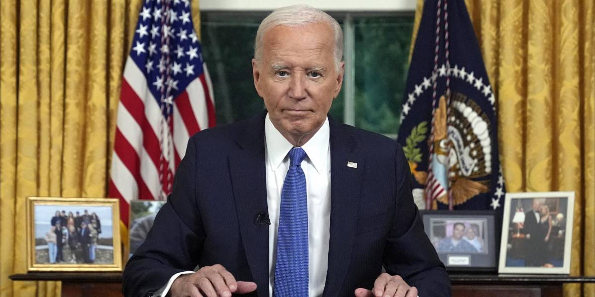 Joe Biden dice que renunció a su candidatura para defender la democracia en Estados Unidos