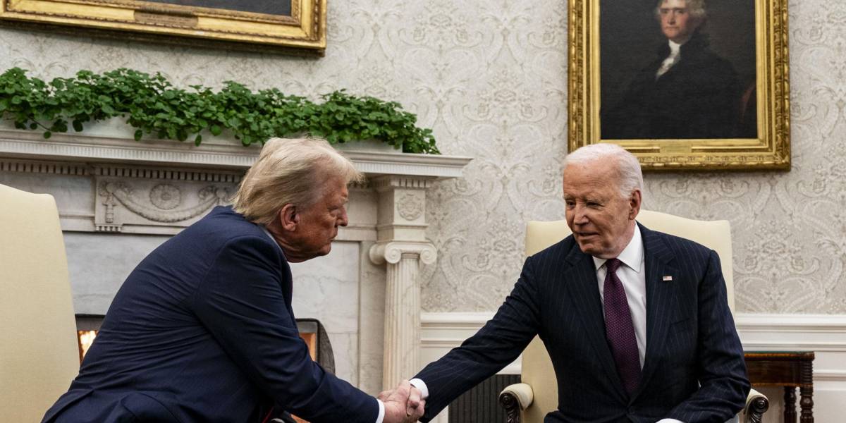 Trump y Biden se reunieron en la Casa Blanca para iniciar la transición presidencial